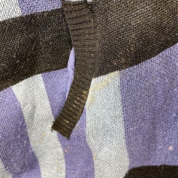 ONOT BRAND PONCHO FULL ZIP SWEATSHIRT ONE SIZE FITS MOST BLUE NWT NEW ACRYLIC - Picture 2 of 16